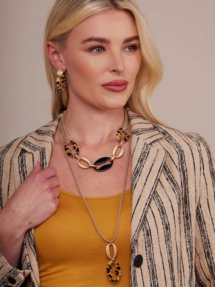 Mira Pendant Adjustable Long Necklace