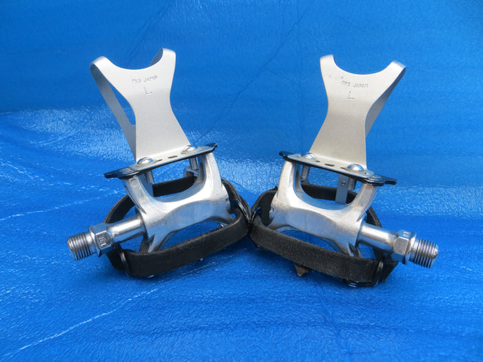MKS Supreme NJS Pedals , MKS AA L-size NJS Clips and MKS Fit-α Sports NJS Toe Straps (26091725)