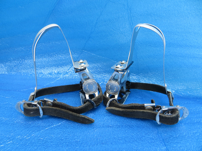 MKS Supreme NJS Pedals , MKS AA L-size NJS Clips and MKS Fit-α Sports NJS Toe Straps (26091725)