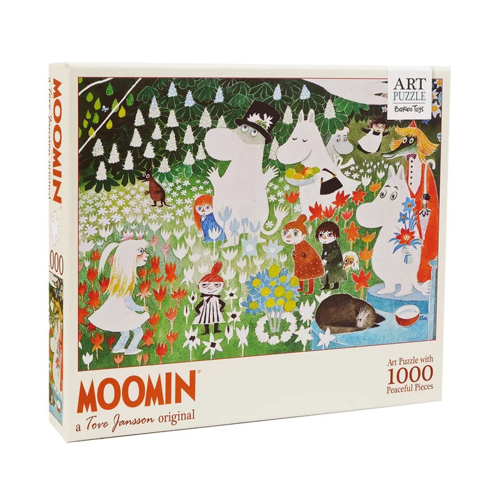 Moomin Floral Garden 1000 brikker puslespil