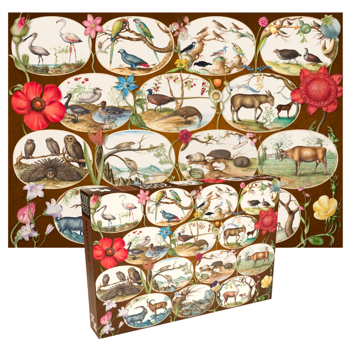 Nature in Miniature 2000 brikkervintage puslespil fra Penny Puzzle
