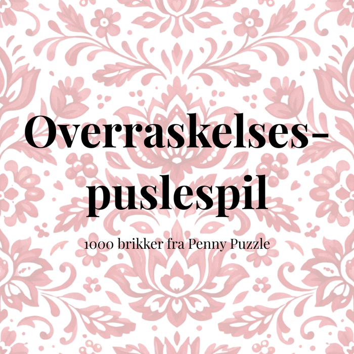 Overraskelsespuslespil med 1000 brikker