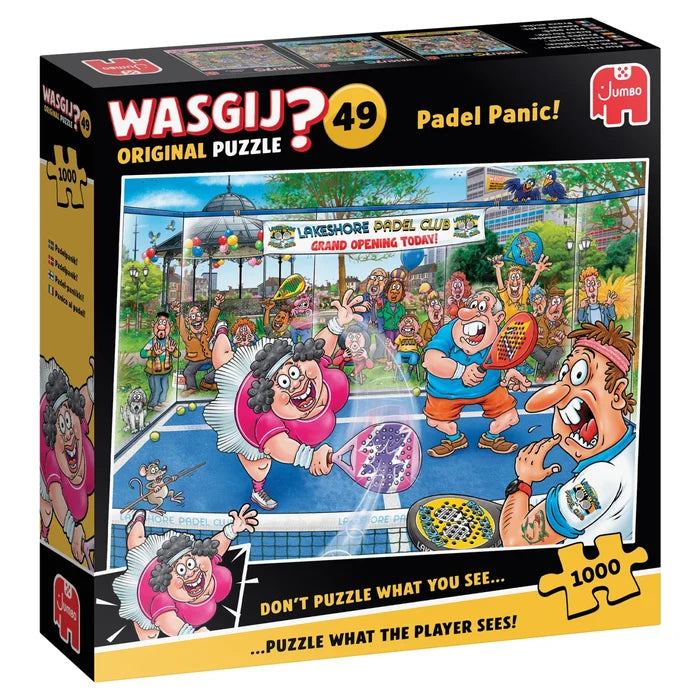 Padel Panic! Wasgij puslespil med 1000 brikker