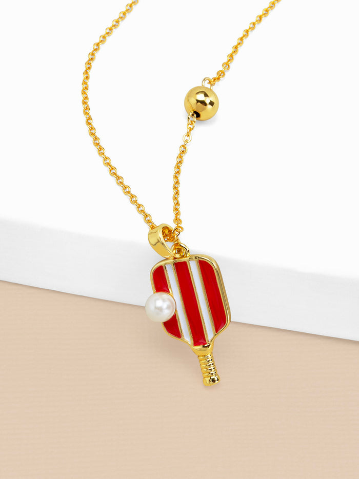 Pickleball Charm Necklace