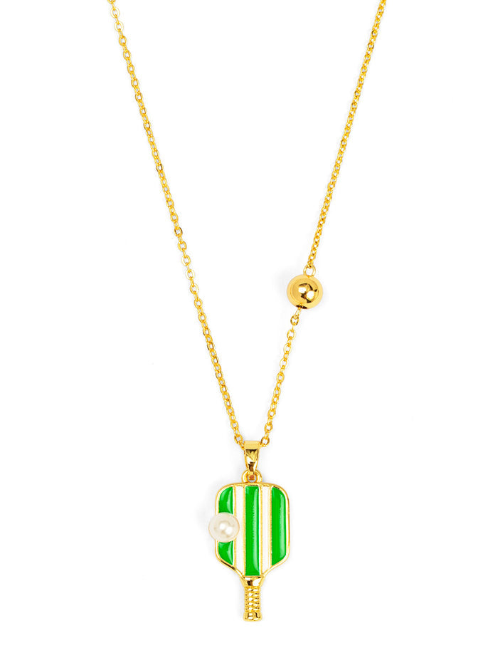 Pickleball Charm Necklace