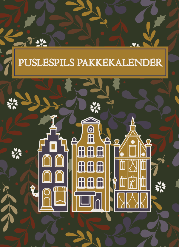 Puslespilskalender med 24 MiniJulePuslespil fra Penny Puzzle - FRI FRAGT
