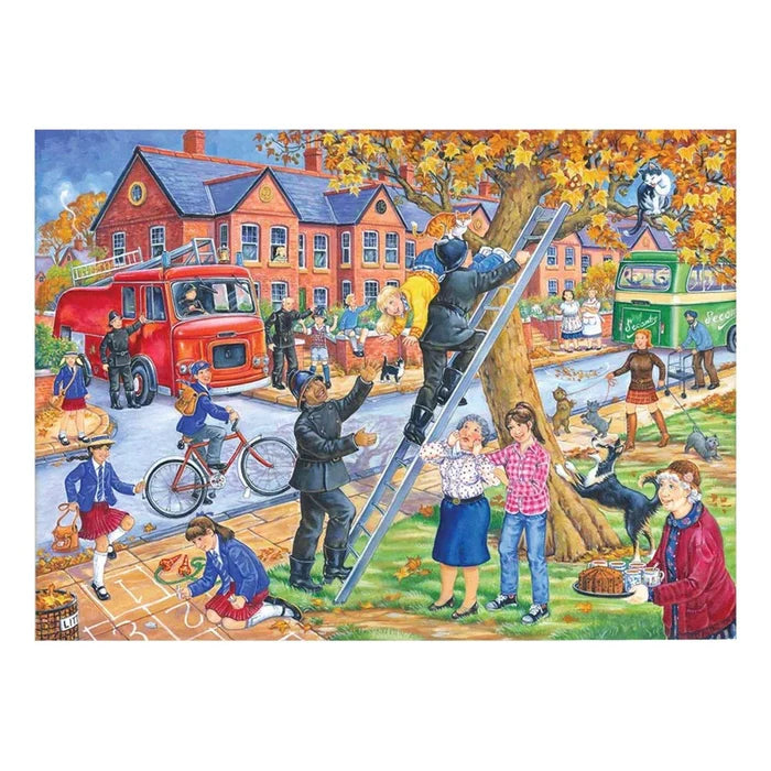 Saving Miss Kitty puslespil 250 XL brikker fra House of Puzzles