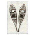 Snow Shoes cabin wall art print — fine art vintage winter photography on handmade paper, San Francisco