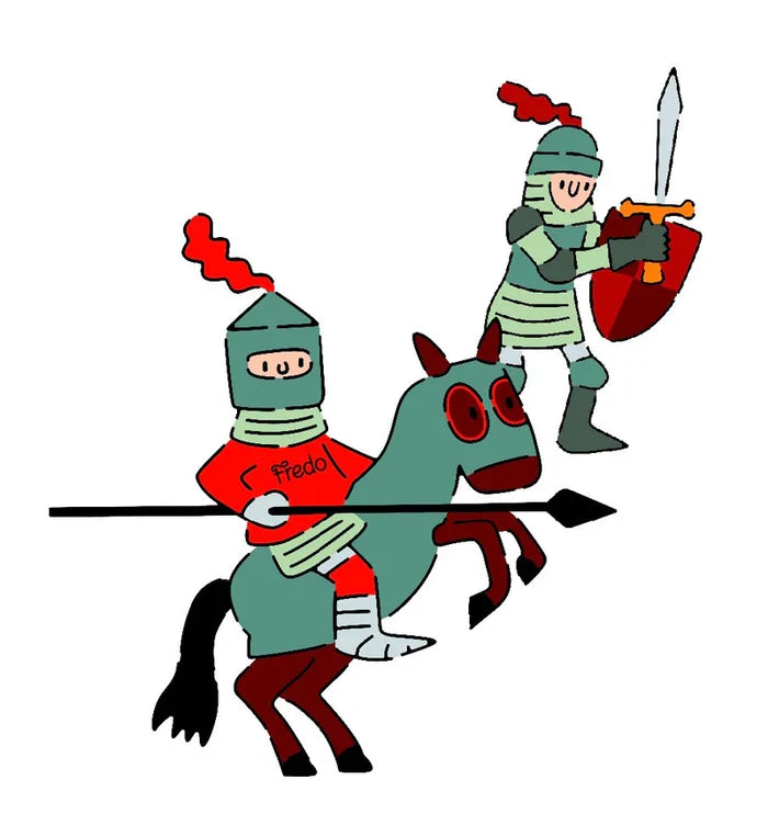 Stencil Set - Knights - Send A Toy