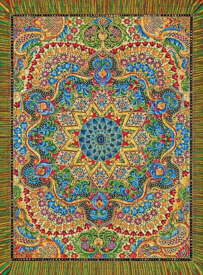 Tapestry Mandala 1000 brikker puslespil fra Pomegranate
