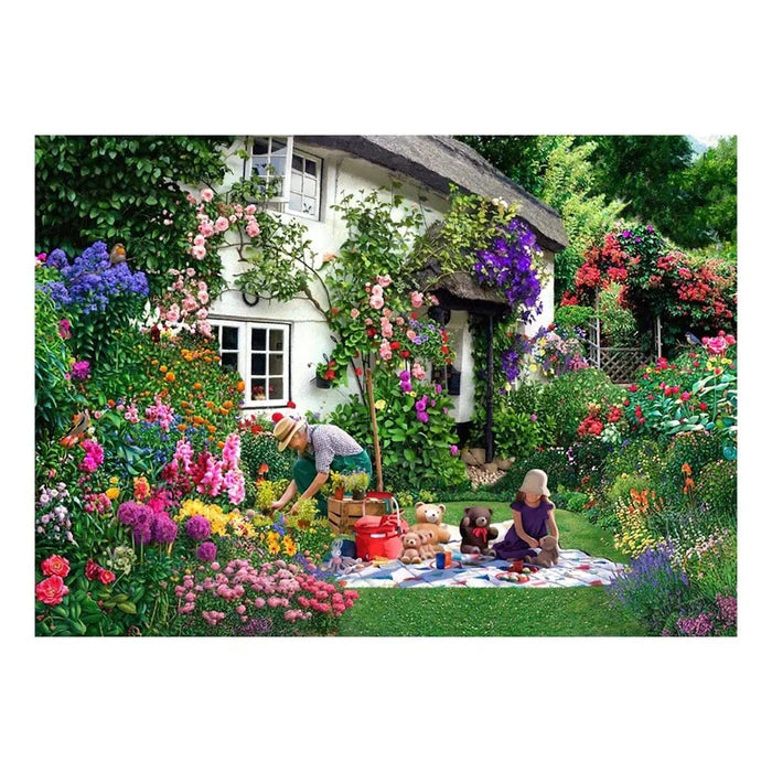 Teddy Bears Picnic 500 XL brikker puslespil fra House of Puzzles