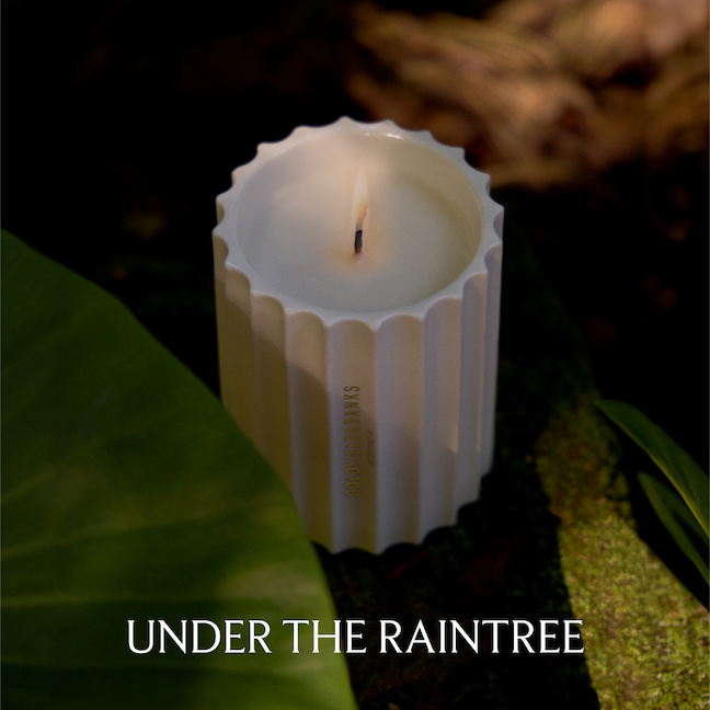 Under the Raintree | Woody-Musky Scented Candle