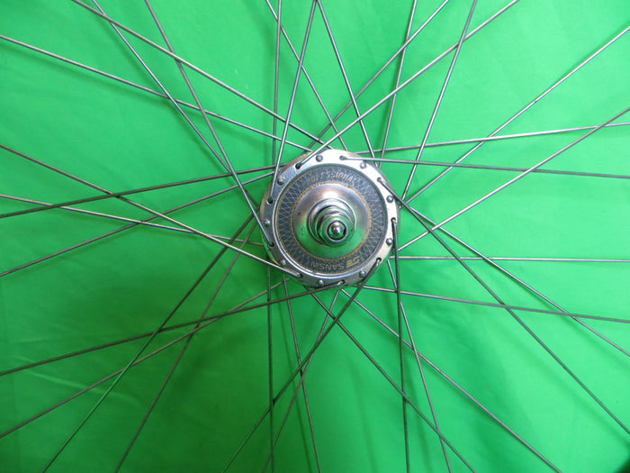 X Keyment XR240 36H 700c Clincher Rim, Sansin Professional 100mm/9mm Front NJS Hub, Continental Tire (24120101)