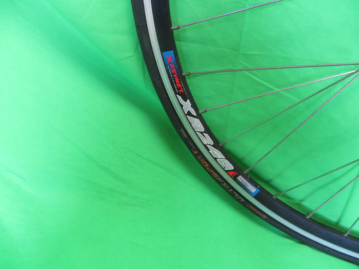 X Keyment XR240 36H 700c Clincher Rim, Sansin Professional 100mm/9mm Front NJS Hub, Continental Tire (24120101)